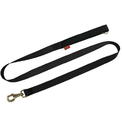 Mita Dayanıklı Köpek Gezdirme Tasması/Kayışı 2x120 Cm Siyah