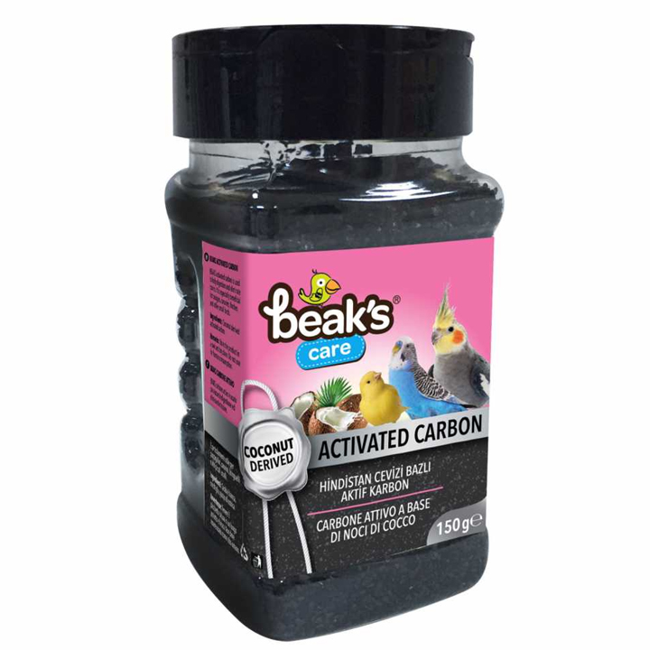 Beaks Kuşlar İçin Hindistan Cevizi Bazlı Aktif Karbon 150 Gr