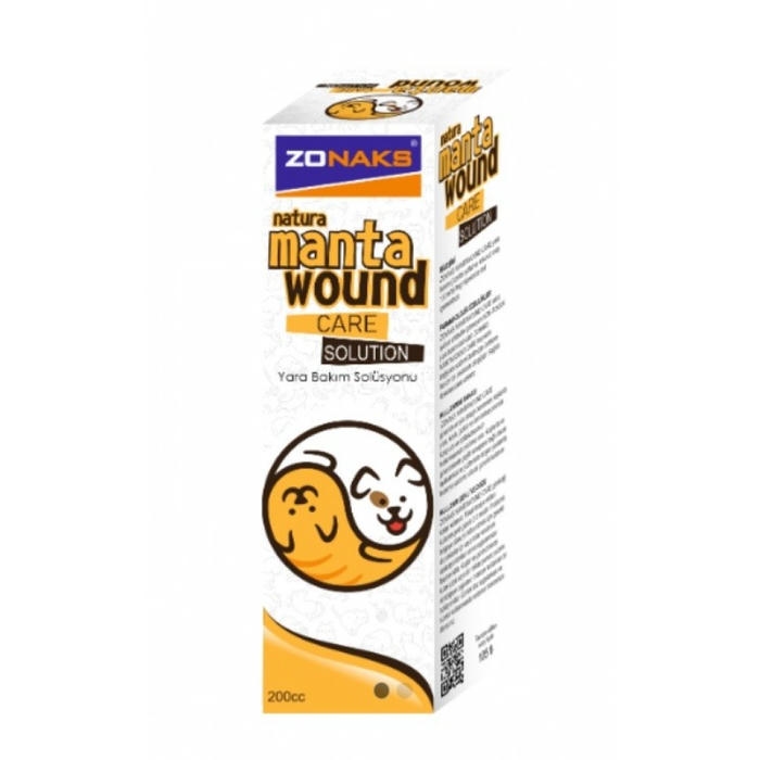 Zonaks MantaWound Care Deride Oluşan Yaralar İçin Yara Bakım Solüsyonu 200cc