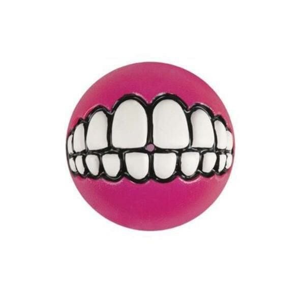 Rogz Toyz Grinz Ödül Hazneli Köpek Oyun Topu Pembe Large 7.8 Cm