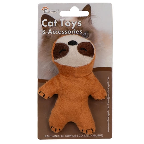 Eastland Catnipli Peluş Tembel Hayvan Kedi Oyuncağı 12cm