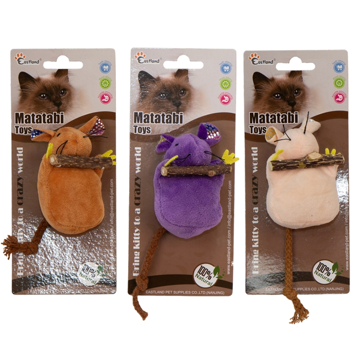 Eastland Matatabili Peluş Fare Kedi Oyuncağı 9,5cm