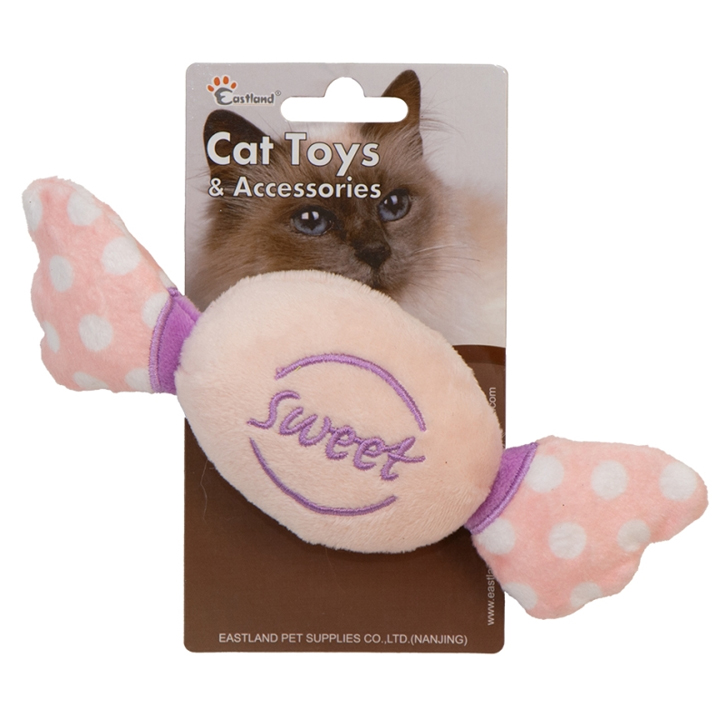 Eastland Catnipli Öten Peluş Şekerleme Kedi Oyuncağı 18,5cm
