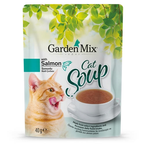 Gardenmix Somon Balıklı Kedi Çorbası 40gr