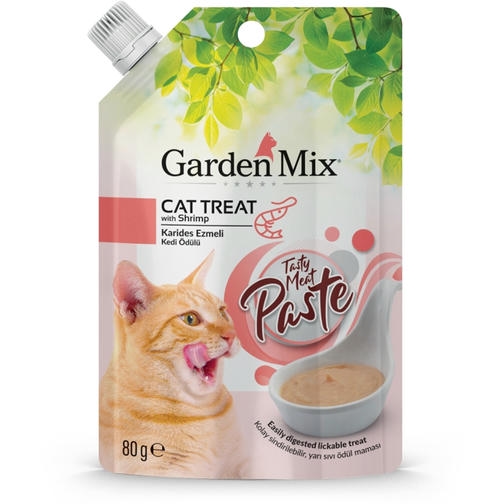 Gardenmix Tavuklu ve Karidesli Ezmeli Kedi Ödülü 80gr