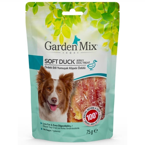 Garden Mix Ördek Etli Yumuşak Köpek Ödülü 75 Gr
