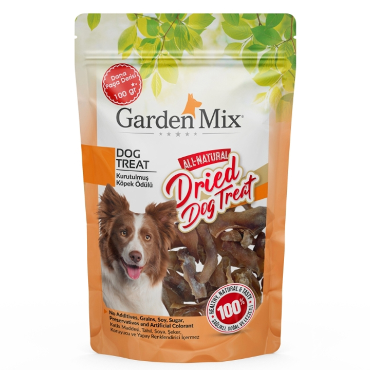 Garden Mix Kurutulmuş Dana Paça Derisi Köpek Ödülü 100 Gr