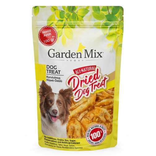 Garden Mix Kurutulmuş Horoz Ayağı Köpek Ödülü 100 Gr