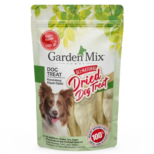 Garden Mix Kurutulmuş Kuzu Kulağı Köpek Ödülü 100 Gr