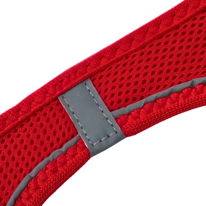 Luckypaw Air Mesh Harness دسته سگ قرمز (12-16kg) [XLarge]