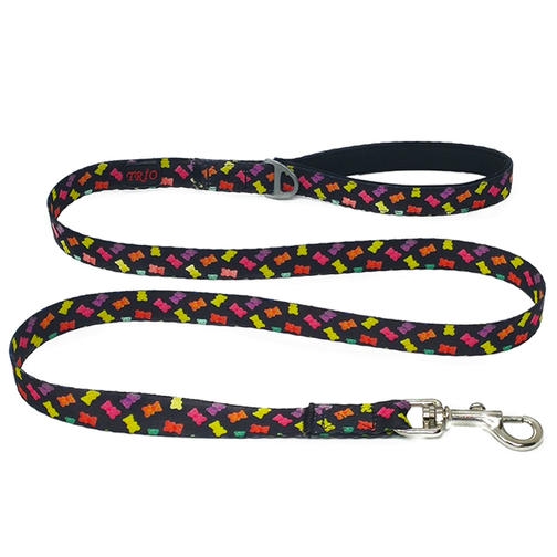 Luckypaw Desenli Kedi-Köpek Gezdirme Kayışı 2-140 cm (Jelly Bean)