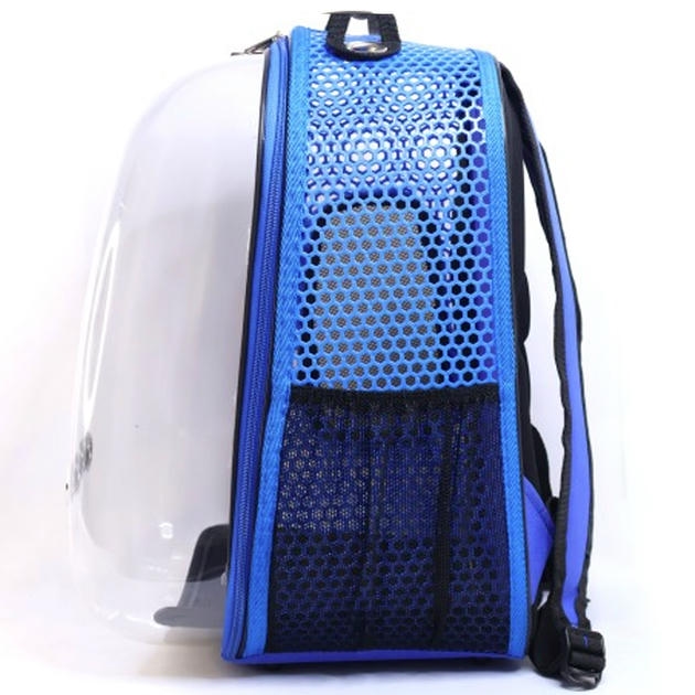 Migno Zenith Astronot Model Kedi Köpek Taşıma Çantası Mavi(42x34x34 cm)
