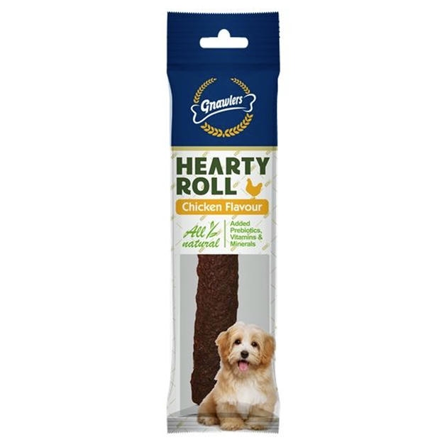 Gnawlers Hearty Roll Köpek Ödül Kemiği Tavuklu 40 Gr