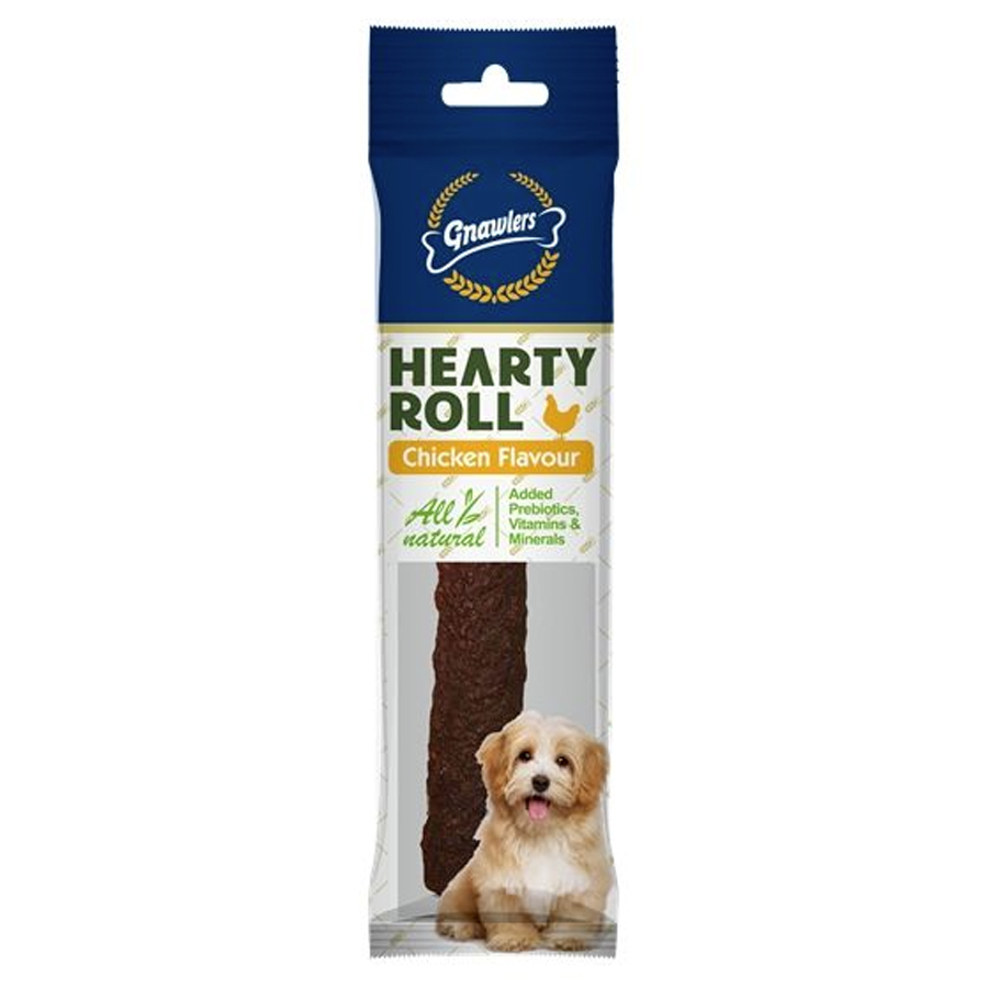 Gnawlers Hearty Roll Köpek Ödül Kemiği Tavuklu 40 Gr