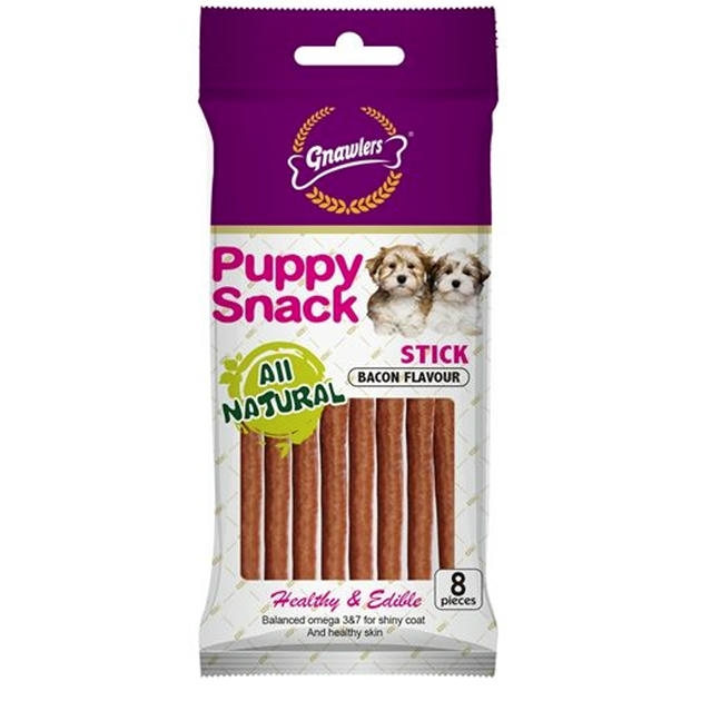 Gnawlers Stick Bacon Köpek Ödül Çubuğu 8'li Paket