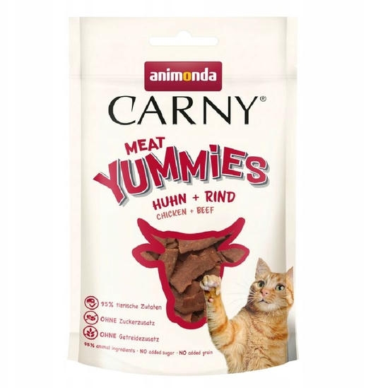 Animonda Carny Meat Tavuk ve Sığır Etli Kedi Ödül Maması 50g