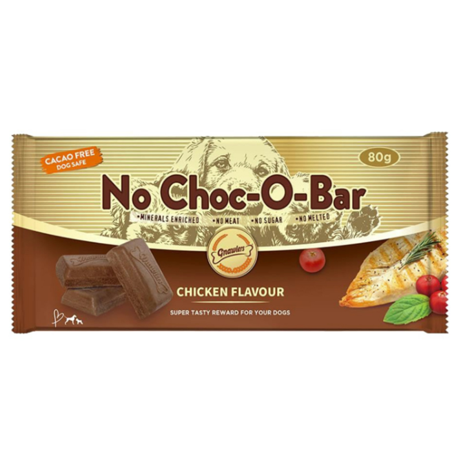 Gnawlers No Choc-O-Bar Tavuklu Köpek Ödülü 80 gr