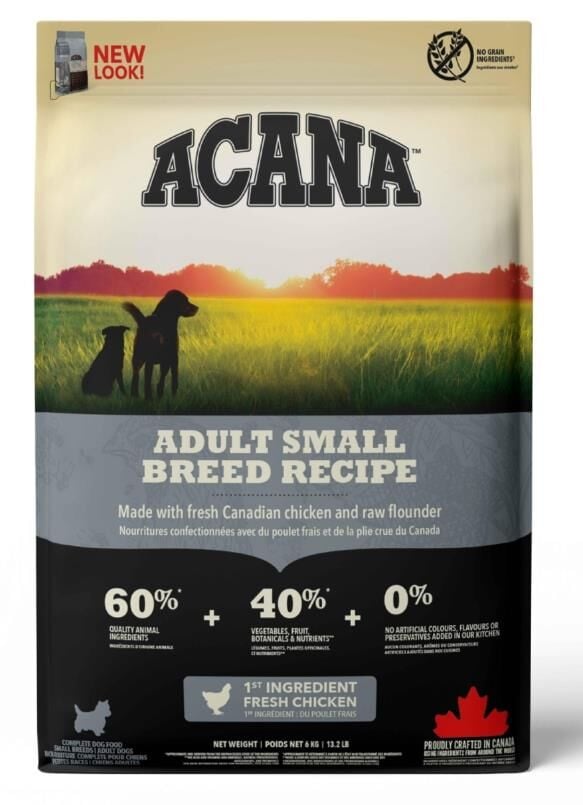 Acana Heritage Adult Small Breed Tavuklu Küçük Irk Köpek Maması 6Kg