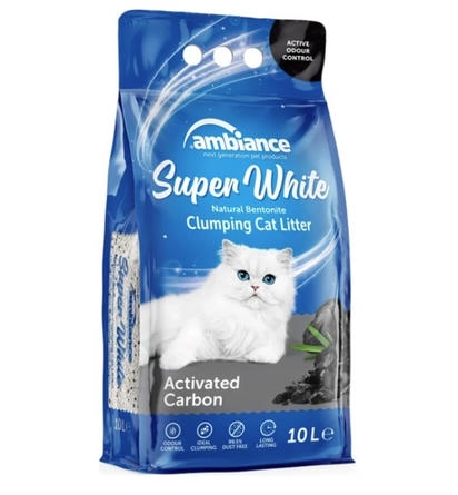 Ambiance Aktif Karbonlu Topaklaşan Kedi Kumu5 Lt