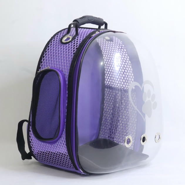 Migno Nexus کیسه حمل گربه مدل فضانورد بنفش (44x34x32 cm) برای سگ