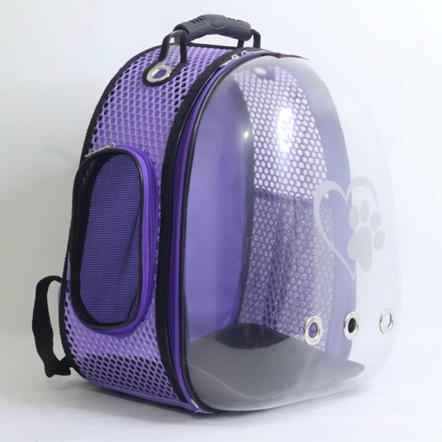 Migno Nexus Astronot Model Kedi Köpek Taşıma Çantası Mor (44x34x32 cm)