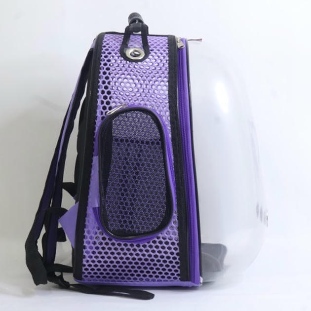 Migno Nexus کیسه حمل گربه مدل فضانورد بنفش (44x34x32 cm) برای سگ