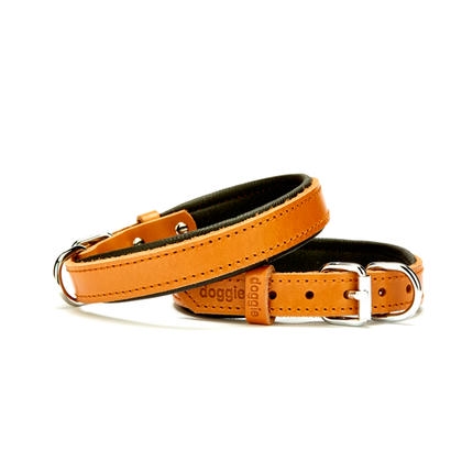 Doggie Yumuşak Dokulu Sade Köpek Boyun Tasması Kamel SBT-2010 M
