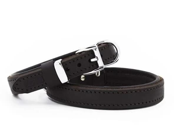 Doggie Yağlı Deri Boyun Tasması Yağlıkahve 2X35-40Cm