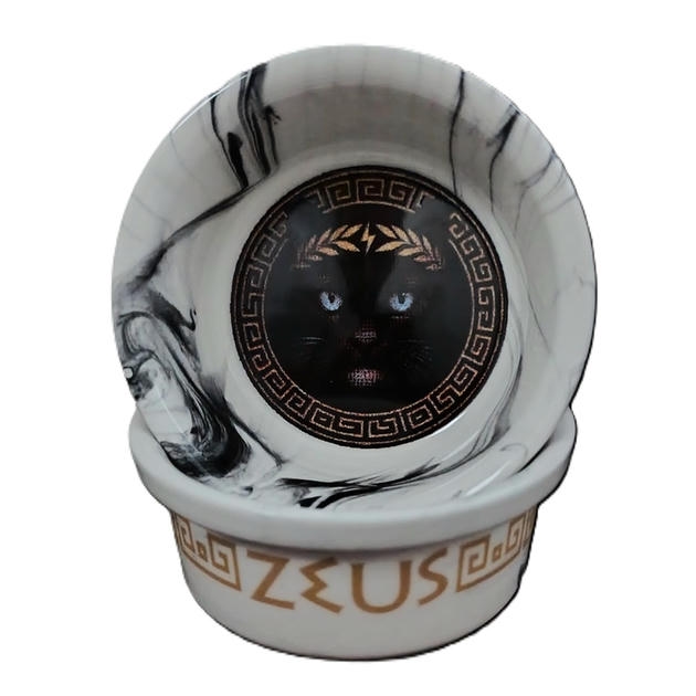 Raccoon Olimpos Zeus Kediler İçin Seramik Mama Kabı 300 ml