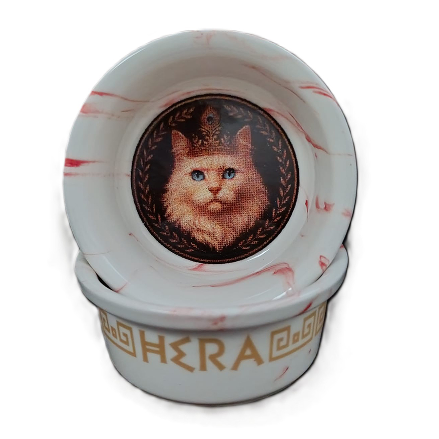 Raccoon Olimpos Hera Kediler İçin Seramik Mama Kabı 300 ml