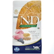 N&D Ancestral Grain Düşük Tahıllı Kuzulu ve Yaban Mersinli 1,5 Kg Yetişkin Kedi Maması