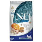 N&D Ocean Düşük Tahıllı Morina Balıklı ve Portakallı 2,5 Kg Küçük Irk Yetişkin Köpek Maması