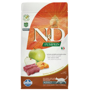 N&D Pumpkin Tahılsız Geyik Etli, Balkabaklı ve Elmalı 1,5 Kg Yetişkin Kedi Maması