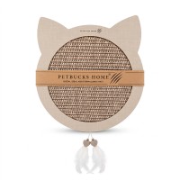 Petbucks Home Doğal Şişal Kedi Tırmalama Matı Kedi Şekilli (Karışık Desenler)