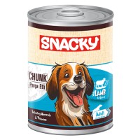Snacky Chunk Gravy Soslu Kuzu Etli Yetişkin Köpek Konservesi 400 Gr