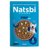 Natsbi Buharda Pişirilmiş Balık Köpek Yaş Maması 200gr