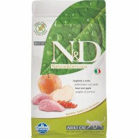 N&D Prime Tahılsız Yaban Domuzlu ve Elmalı 1,5 Kg Yetişkin Kedi Maması