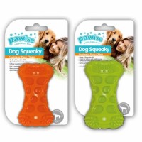 Pawise Sesli Kemik Köpek Oyuncağı 9,5cm (Karışık Renkli)