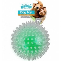 Pawise Flash Bouncer Ball Işıklı Şeffaf Plastik Top Köpek Oyuncağı 8 Cm