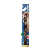Eurocat Kedi Boyun Tasması Çiçek Desenli Yeşil 28 cm