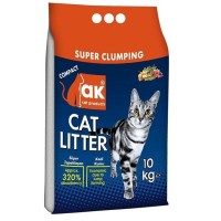 Akkum Marsilya Sabunu Kokulu 10 KG İnce Taneli Topaklanan Bentonit Kedi Kumu