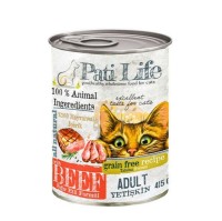 Pati Life Sığır Etli Yetişkin Kedi Konservesi 415 Gr