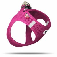 Curli Air Mesh Dogfinder قلاده کتفی سگ کد ویژه 3XSmall Fuchsia