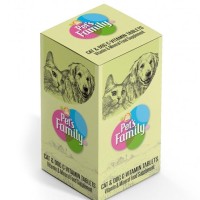 Pets Family Kedi ve Köpekler için  C-vitamin Tableti 75 Adet