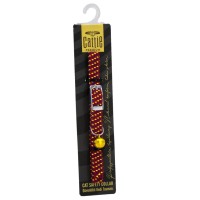 Cattie Elastik Dokumadan El Yapımı Kedi Boyun Tasması Kırmızı 1x20-30 Cm