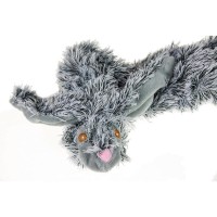 Karlie Flantino Peluş Tavşan Köpek Oyuncağı 30 Cm Siyah