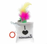 Eastland Tüylü Zilli Peluş Yastık Kedi Oyuncağı 8x9cm