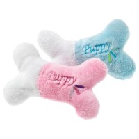 Karlie Yavru Köpek Oyuncağı Sesli Peluş Kemik 13 cm 1 Adet