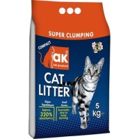 Akkum Bebek Pudrası Kokulu 5 KG İnce Taneli Topaklanan Bentonit Kedi Kumu