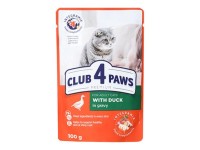 Club4Paws Premium Pouch Ördekli Kedi Konservesi 100 Gr